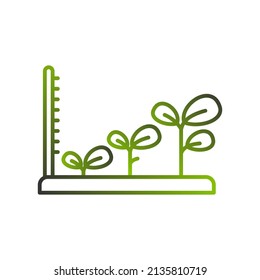 smart farm gradient icon image