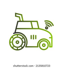 imagen de icono de degradado de granja inteligente