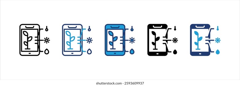 Smart Farm Icon Element For Design
