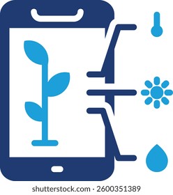 Smart Farm Icon Element For Design