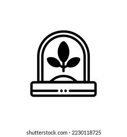 smart farm icon vector illustration