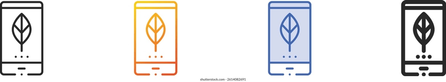 smart farm icon.Thin Linear, Gradient, Blue Stroke and bold Style Design Isolated On White Background