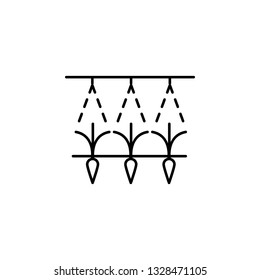 smart farm, irrigation icon. Element of smart farm icon. Thin line icon for website design and development, app development. Premium icon