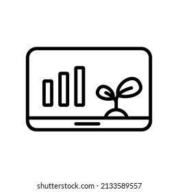smart farm line icon set