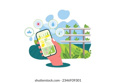 Smart Farming -  Crop Monitoring Via Mobile Device