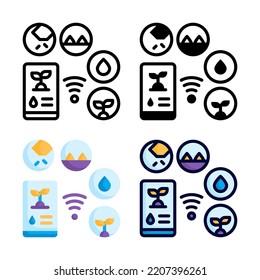 Smart Farming Icon Set Style Collection