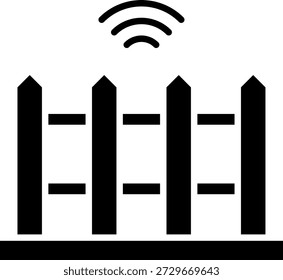 Icono de cerca inteligente: seguridad y Tecnología conectadas