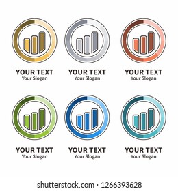 smart finance creative vector logo concept