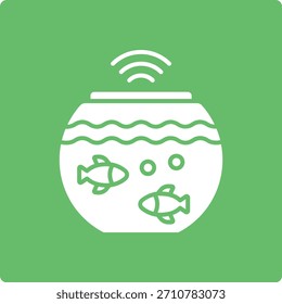 Smart Fish Tank vector icon. Can be used for printing, mobile and web applications.