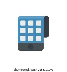 Smart Flexible Screen Icon. Flat Illustration Of Smart Flexible Screen Vector Icon Isolated On White Background