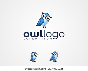 Smart and fun owl logo