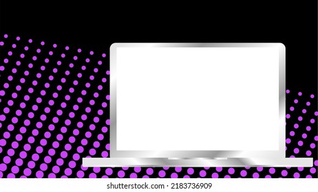 smart gadget mockup background illustration in vector format