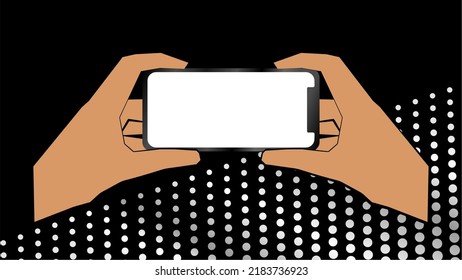 smart gadget mockup background illustration in vector format