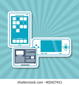 smart gadgets design, vector illustration