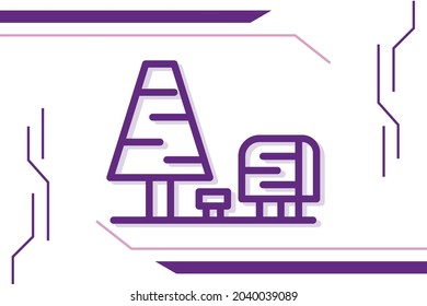 Smart garden icon symbol sign from modern smart appliance collection for mobile concept and web apps design. Technology and household related vector line icons
