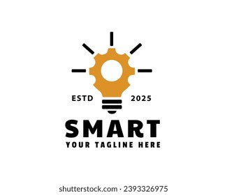 smart gear system logo icon symbol design template illustration inspiration