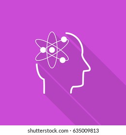 smart genius line vector icon