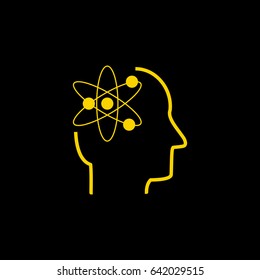 smart genius line vector icon