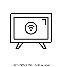 Smart Glasses icon. Vector stock illustration.