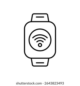 Smart Glasses Icon vector stock illustration