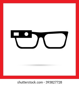 Smart glasses on spectacles