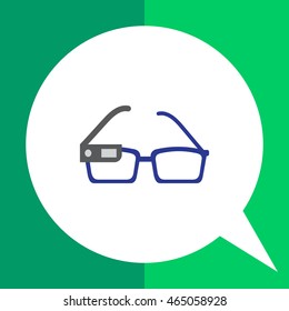 Smart glasses on spectacles
