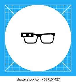 Smart glasses on spectacles