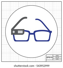 Smart glasses on spectacles