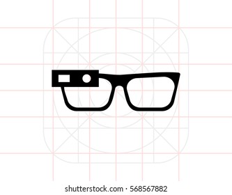Smart glasses on spectacles