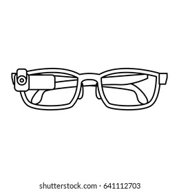 smart glasses technology draw