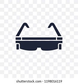 Smart glasses transparent icon. Smart glasses symbol design from Future technology collection.