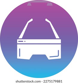 Smart Glasses vector icon. Can be used for printing, mobile and web applications.