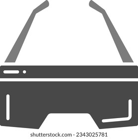 Smart Glasses vector icon. Can be used for printing, mobile and web applications.