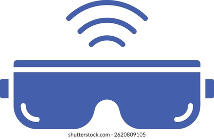 Smart Glasses vector icon. Can be used for printing, mobile and web applications.
