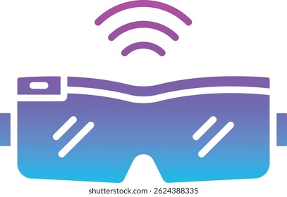 Smart Glasses vector icon. Can be used for printing, mobile and web applications.