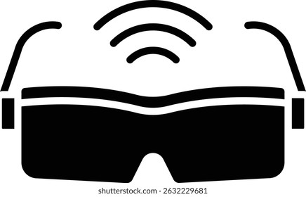 Smart Glasses vector icon. Can be used for printing, mobile and web applications.