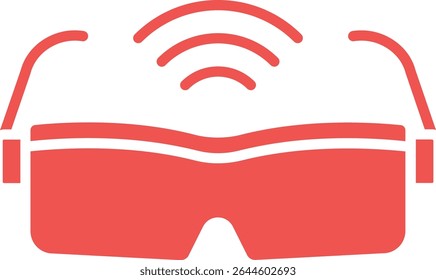 Smart Glasses vector icon. Can be used for printing, mobile and web applications.