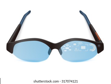 Smart glasses, wearable device, image illustration