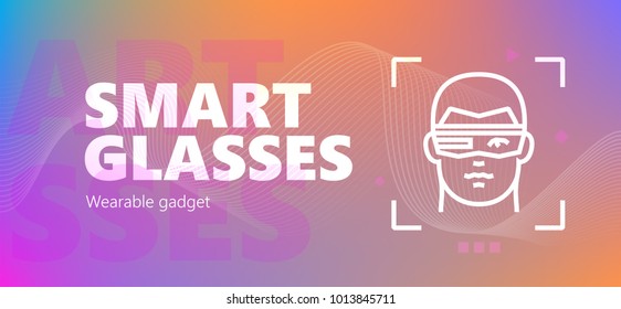 Smart glasses wearable emblem