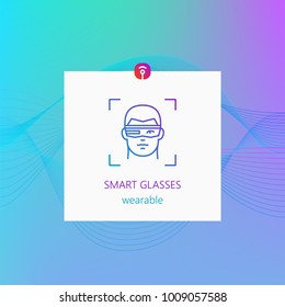Smart glasses wearable gadget