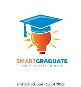 Smart graduate education logo design inspiration