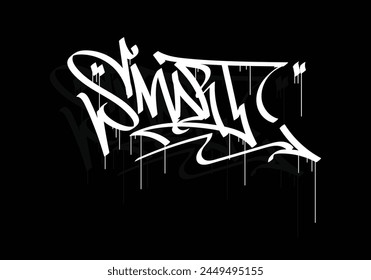SMART graffiti tag style design