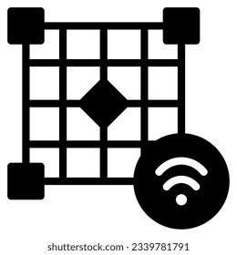 Smart grid Icon can be used for uiux, infographic, etc