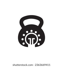 diseño de iconos con el logotipo de gimnasio inteligente.