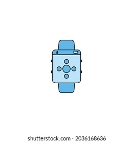 Smart hand watch icon vector