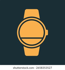 Mão inteligente assistir vetor importante prático Design de ilustração bom fundo colorido.eps