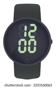 Smart hand watch. vector illustration
