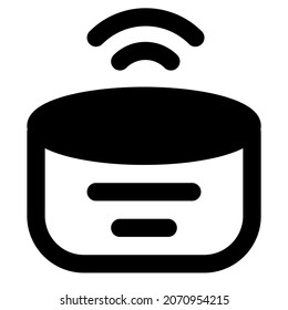 Smart home assistant speaker with Wi-Fi connection