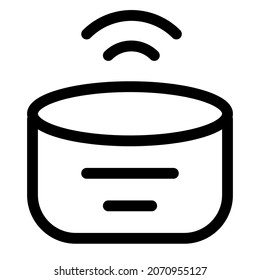 Smart home assistant speaker with Wi-Fi connection
