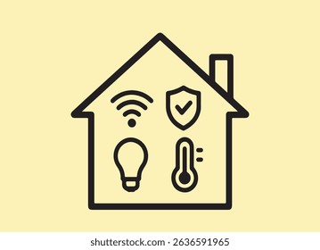 Smart home automation system with a transparent background. - Powered by Shutterstock - Get 15% off with code: PIKWIZARD15